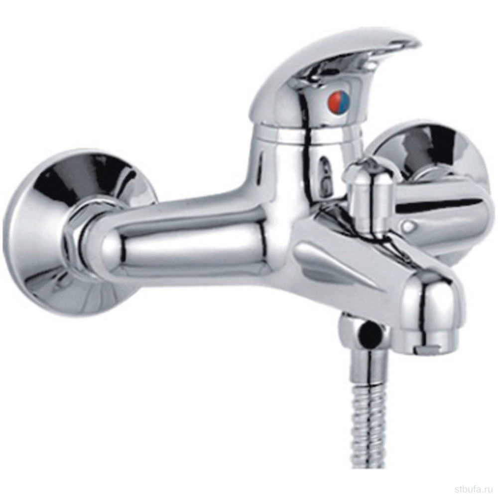 Смеситель для ванны LEDEME L3038-B короткий излив, цинк, хром (1/10)